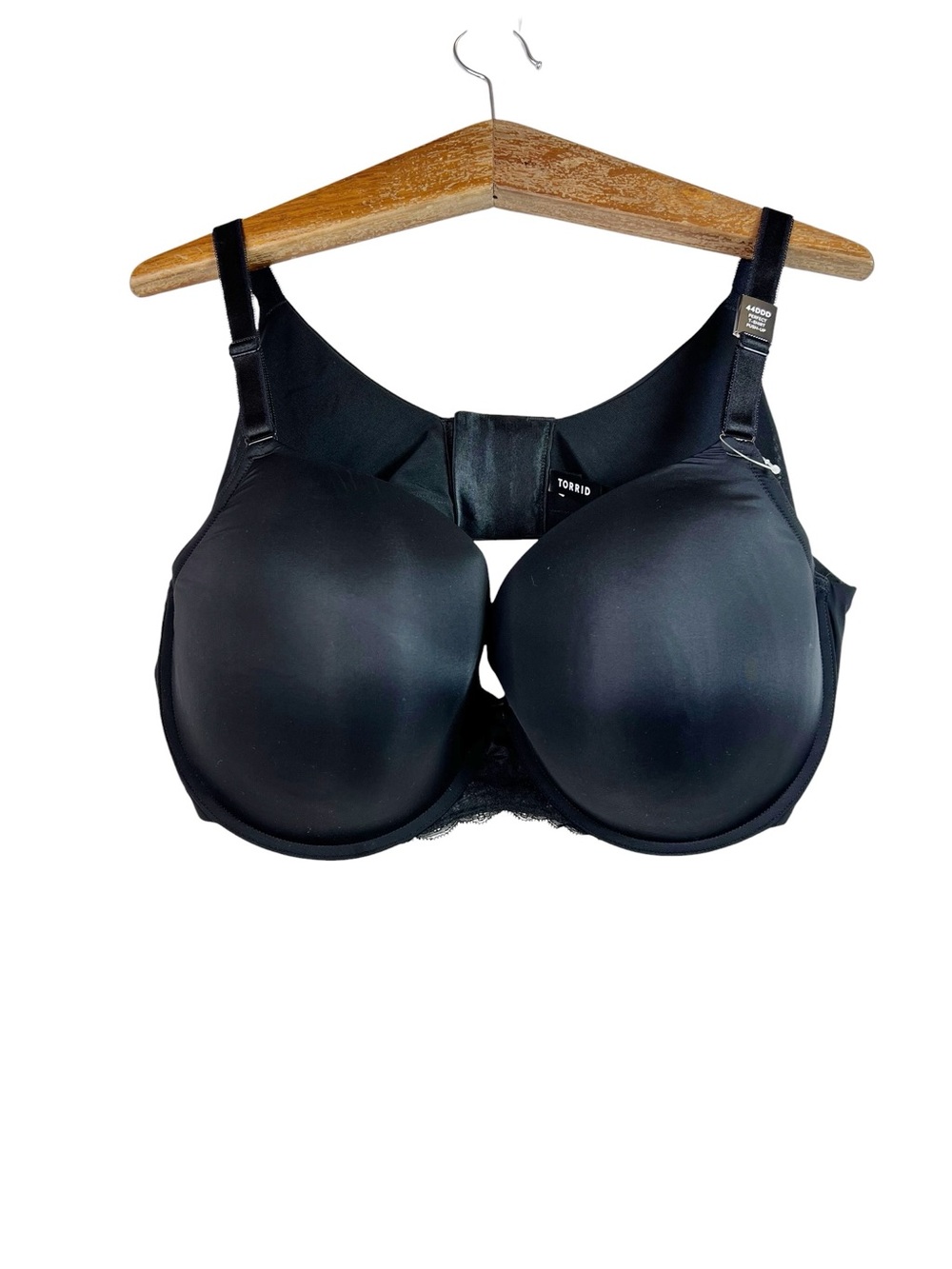 Torrid Perfect T-Shirt Push Up Black Underwire Bra Size 44DDD NEW